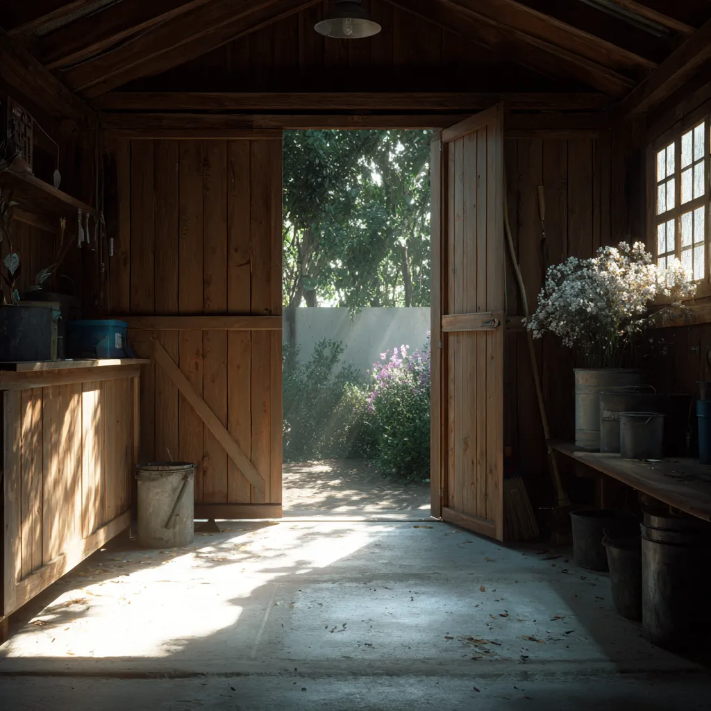 Sauberer Hof nach Entrümpelung – ordentliche und übergabefertige Fläche.