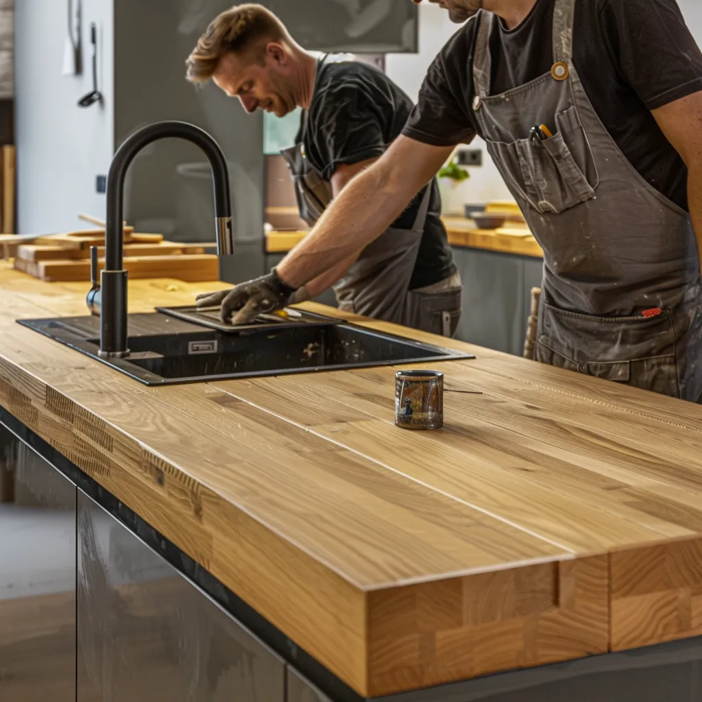 Herausheben einer Küchenarbeitsplatte – fachgerechte Demontage Schweinfurt