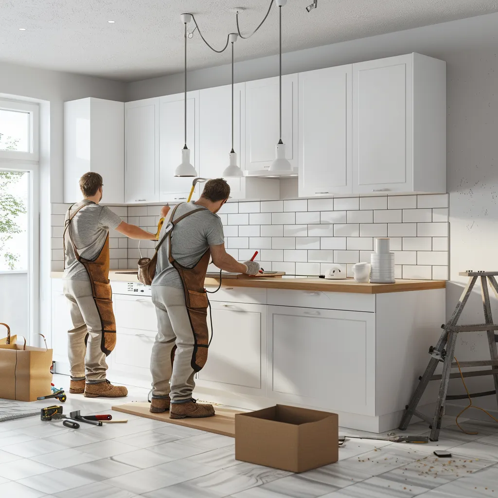 Abbau einer kompletten Küche durch erfahrene Fachkräfte in Schweinfurt