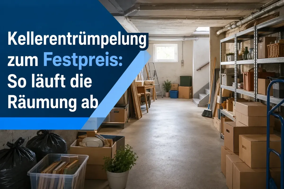 Kellerentrümpelung zum Festpreis: So läuft die Räumung ab