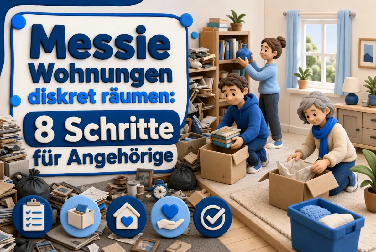 Messie Wohnungen diskret räumen 8 Schritte für Angehörige
