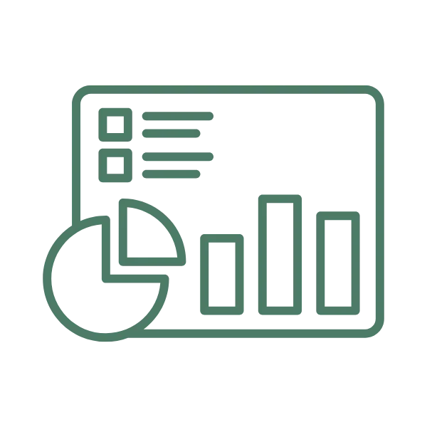 Analytics icon.