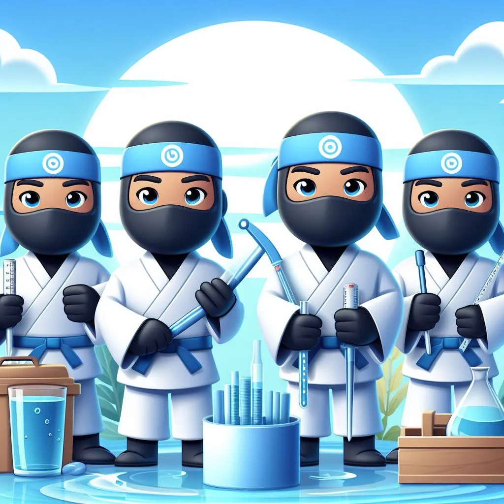 Team of water testing ninjas - Tulsa and Oklahoma City water test
