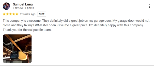 broken garage door spring