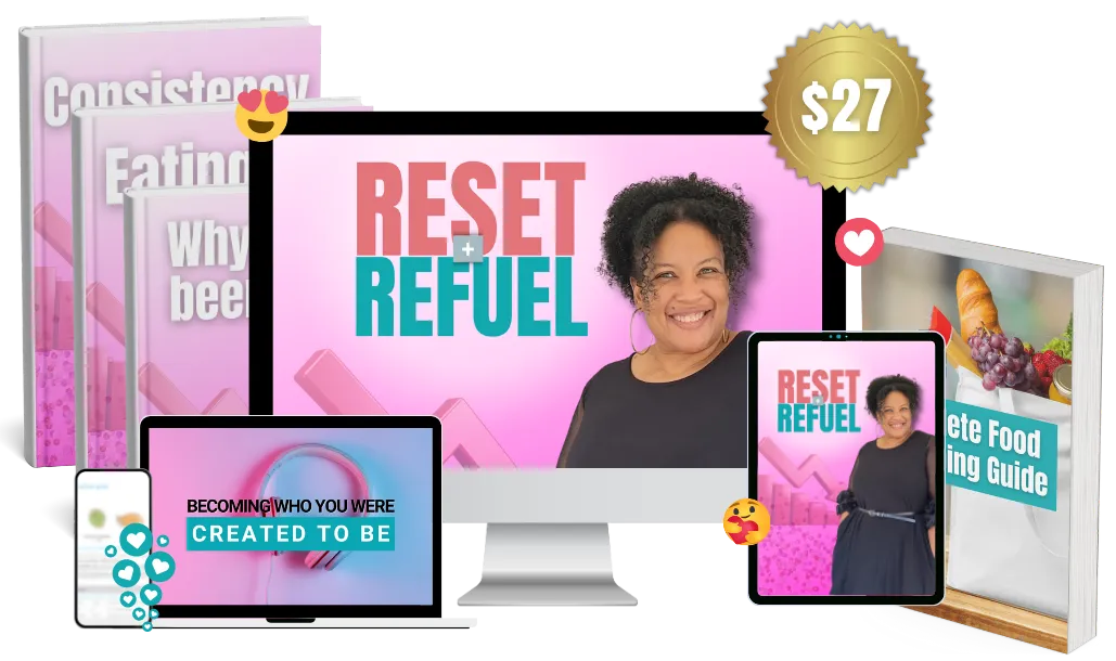 lose 50 pounds weight loss with God course mockup