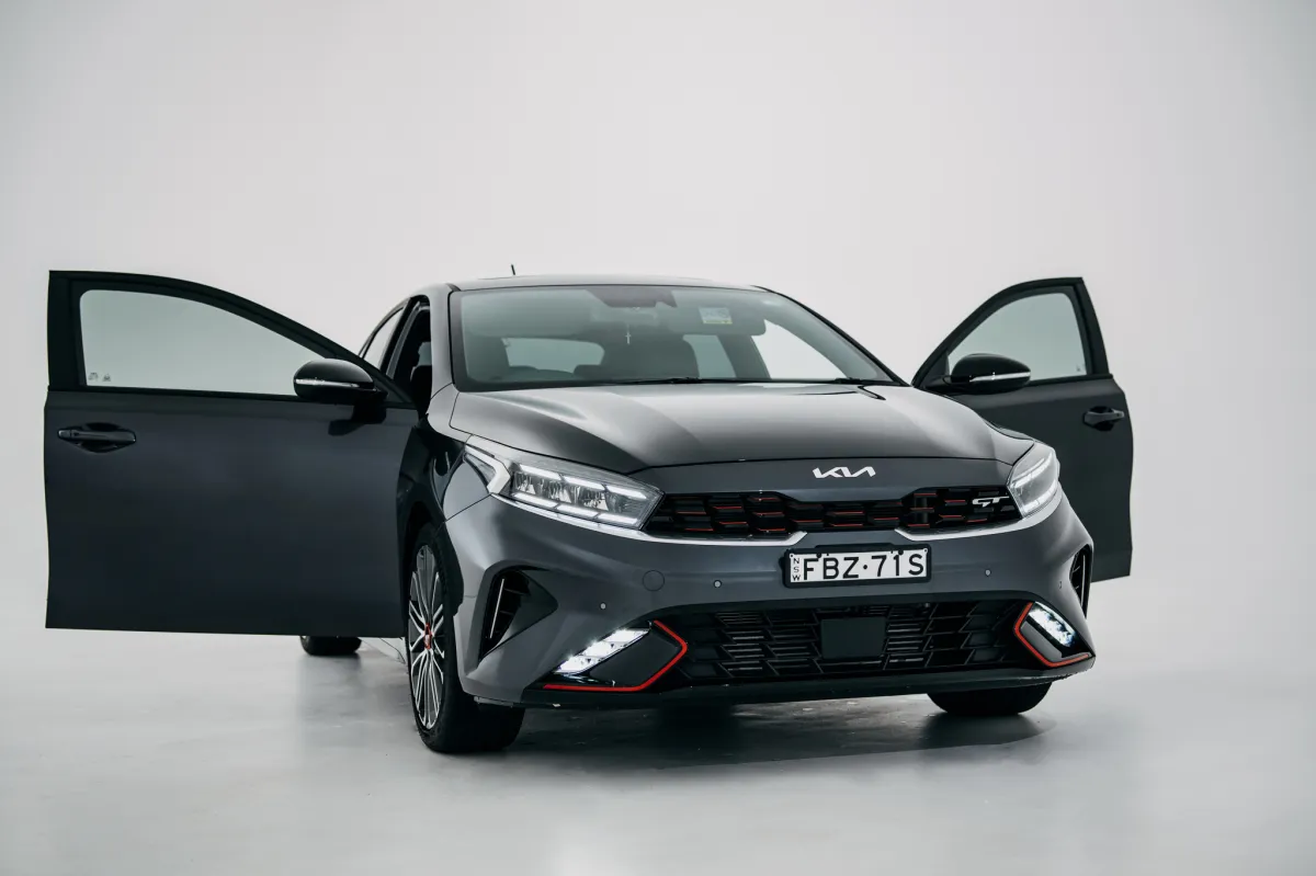 Drive in vehicle photography studio Sydney with automotive lighting
