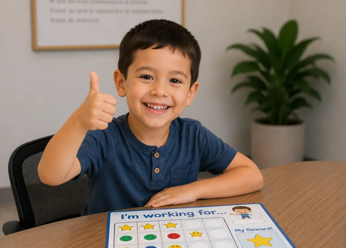 thumbs up child