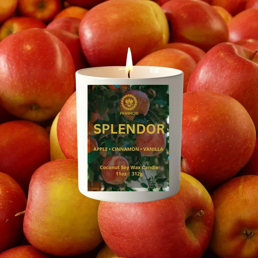 Apple Cinnamon Vanilla Candle