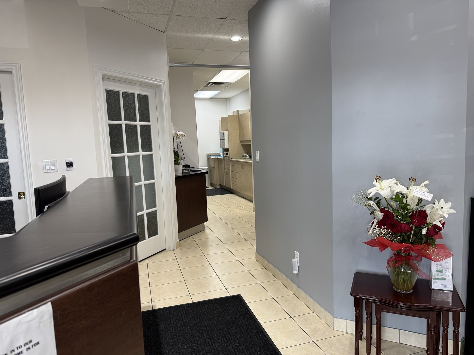 Interior of O'Connor Dental Care dental clinic in North York Toronto