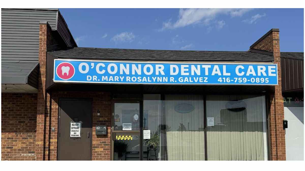 O'Connor Dental Care dental clinic exterior in North York Toronto Ontario