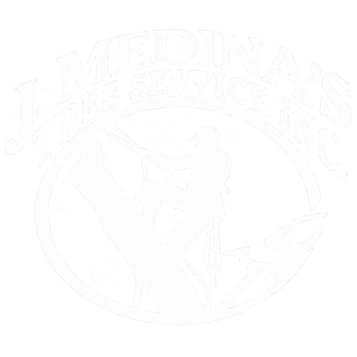 J. Medina's Tree Service Logo