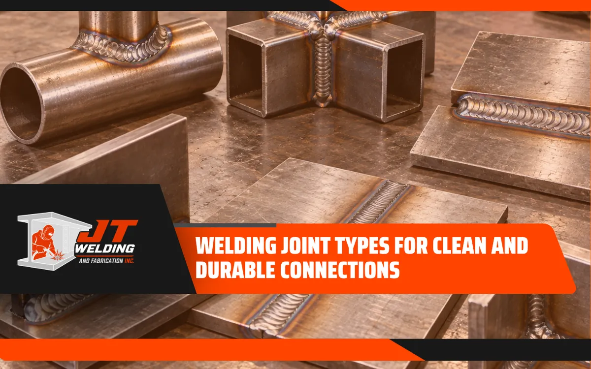welding joint types showing common metal connection styles