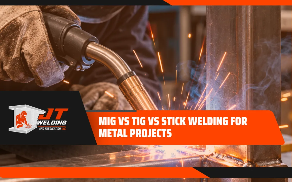 MIG vs TIG vs Stick Welding for Metal Projects