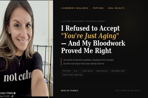 I'm a 44-Year-Old Accountant Who Started Researching Peptides — And My Bloodwork Changed