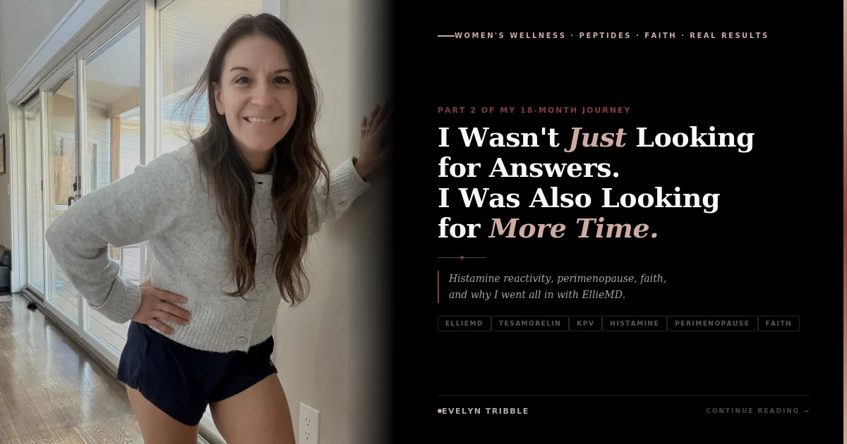 Part 2: My Body Was Reactive Not Broken — And Here's What I Did About It | Evelyn Tribble