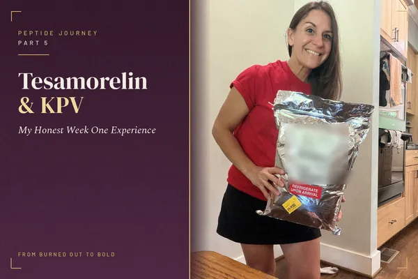 Tesamorelin & KPV: My Honest Week One Experience | From Burned Out to Bold