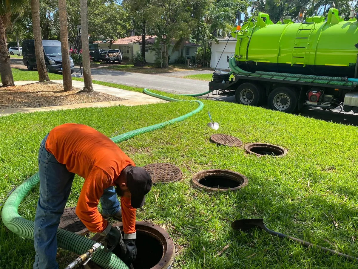 can you clean out a septic drain field