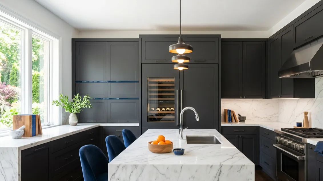 Modern residential interior remodeling and architectural renovation