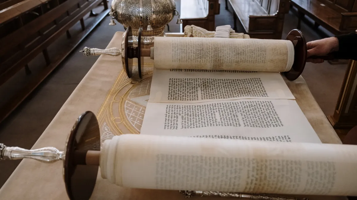 Subtle manuscript-style Paleo-Hebrew script illustration