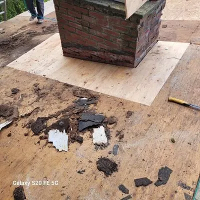 Roof Repair In Progress