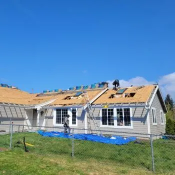 Roof Install Underway