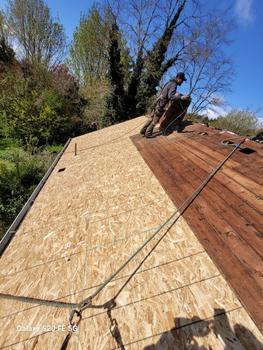 Roof install underway