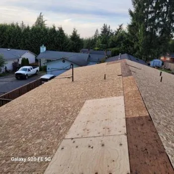 New roof install underway