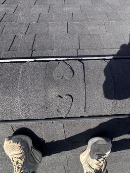 heart shaped roofing