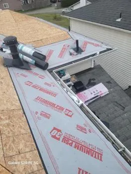 Ice and water shield install