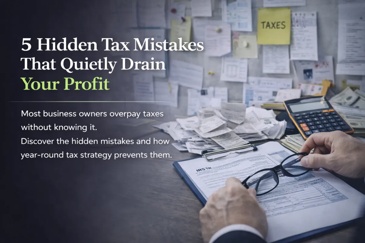 5 Hidden Tax Mistakes That Quietly Drain Your Profit