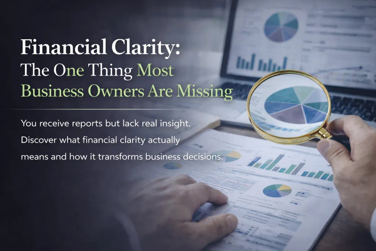 Financial Clarity: The One Thing Most Business Owners Are Missing