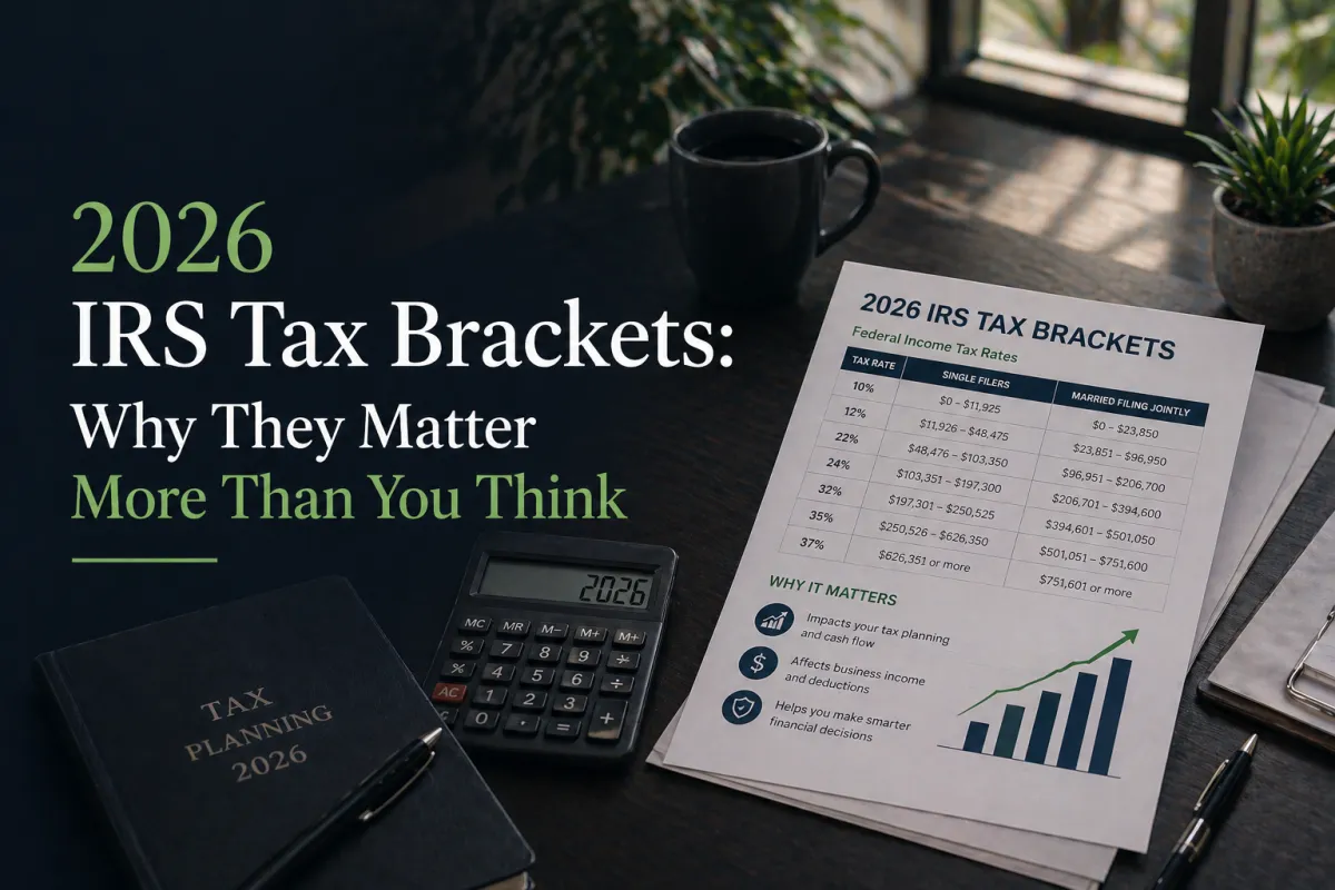 2026 IRS Tax Brackets: Why They Matter More Than You Think