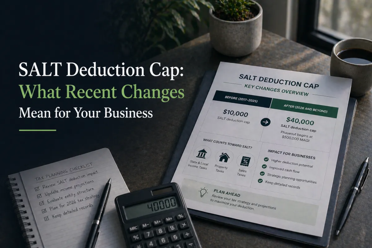 SALT Deduction Cap: What Recent Changes Mean for Your Business