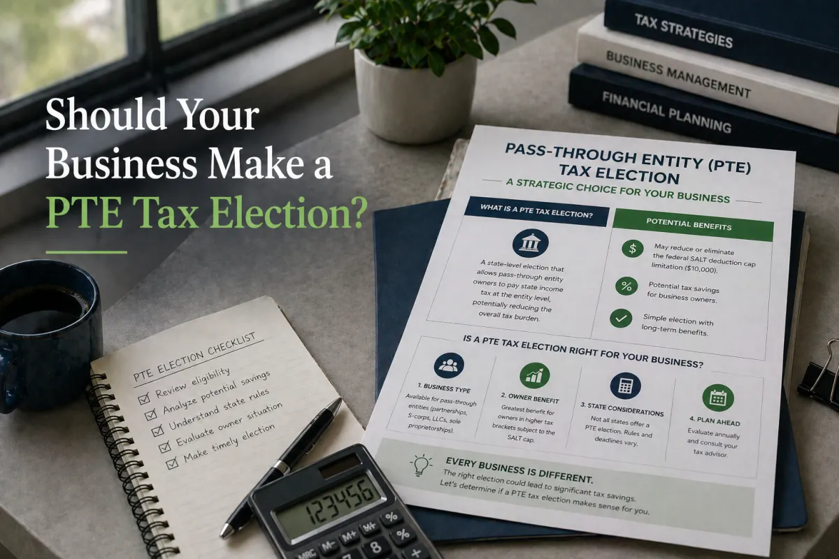 Should Your Business Make a PTE Tax Election?