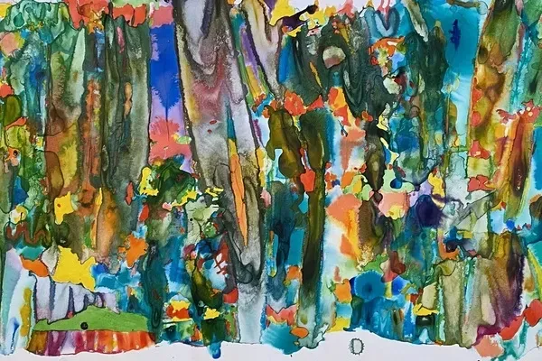 Watercolor painting by artist John Russett
