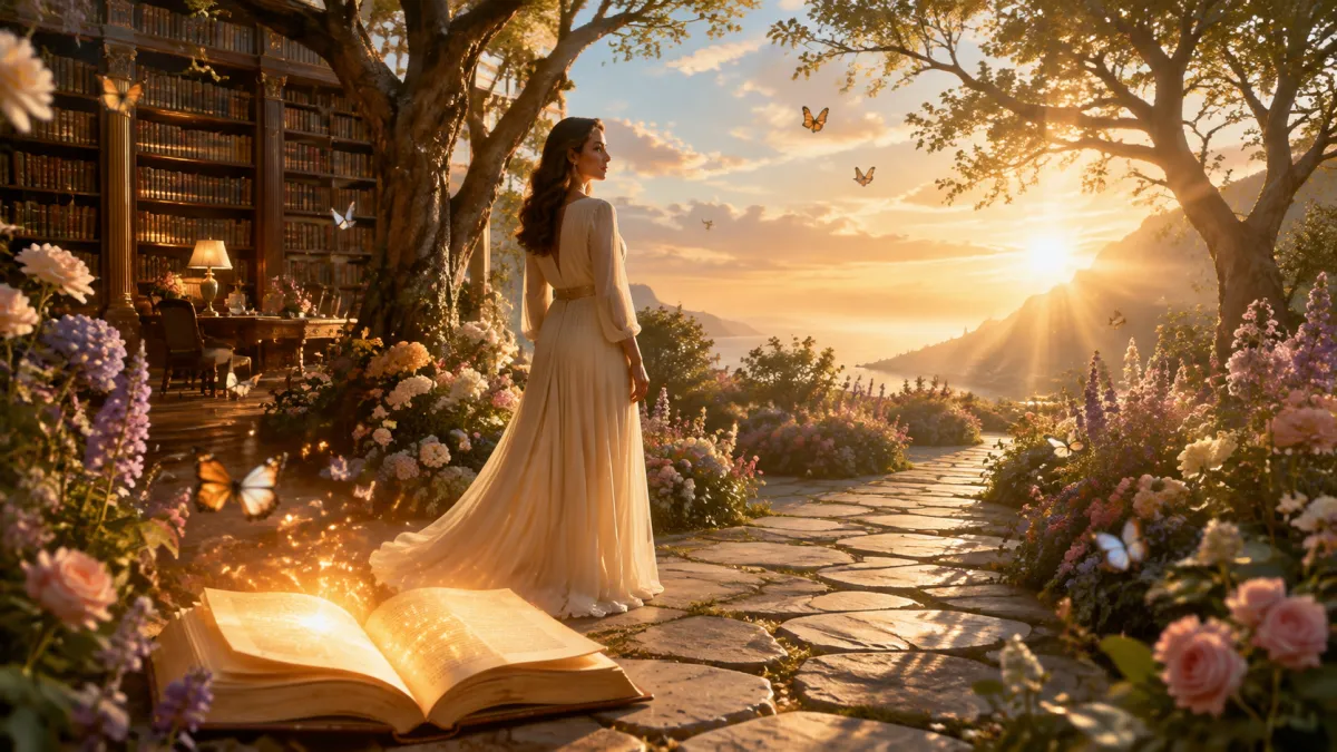 Open book with text on pages