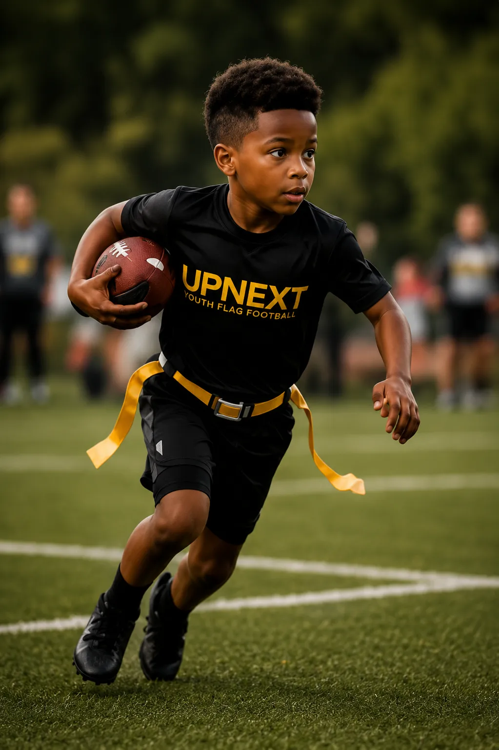 6 and under football player