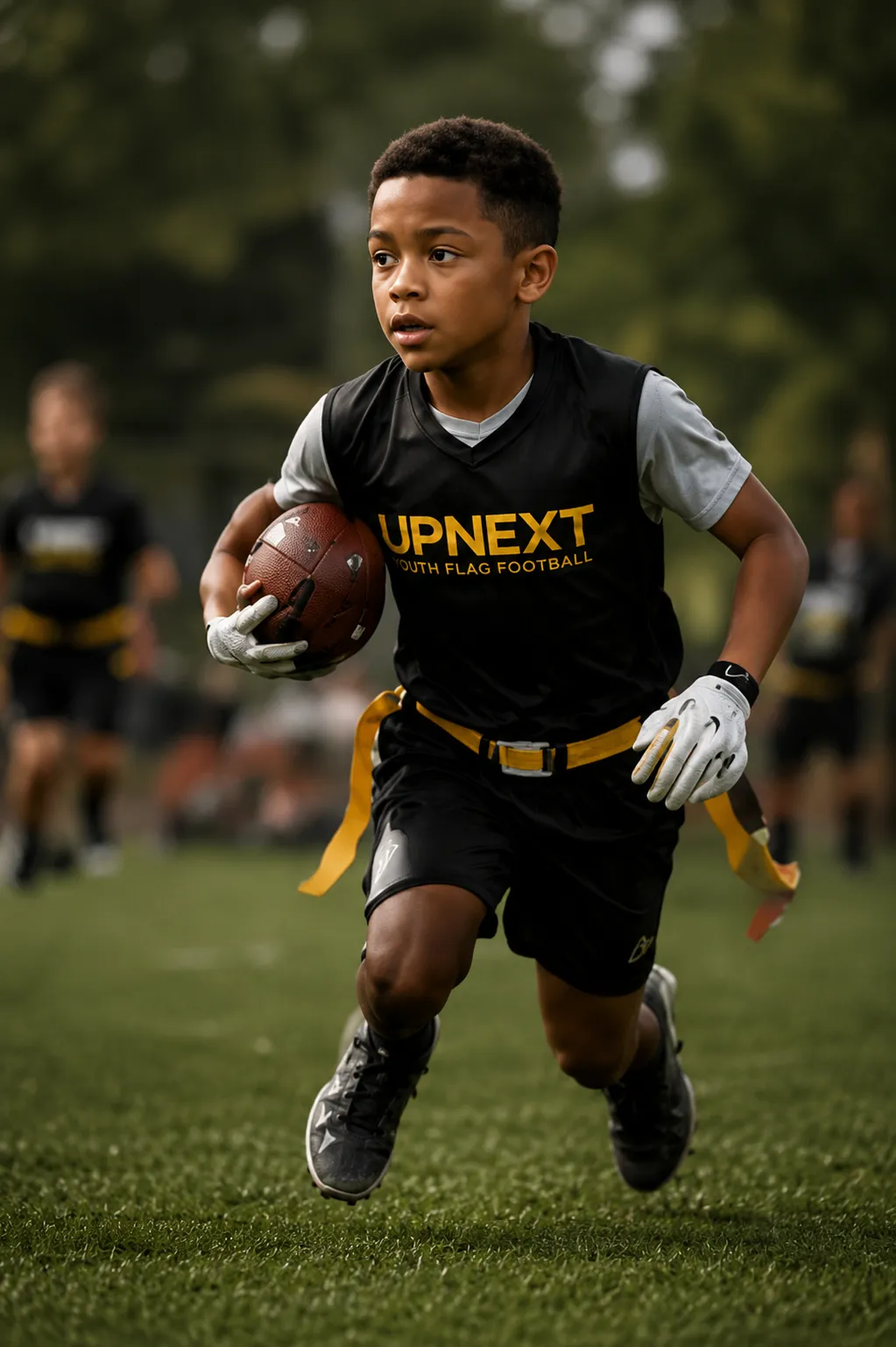 10 and under football player