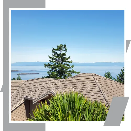 roofing services in San Juan Island for a local home