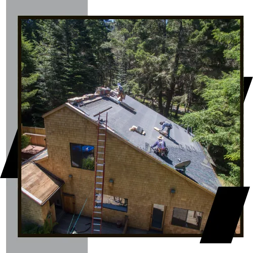 licensed and insured roofing team in San Juan Island