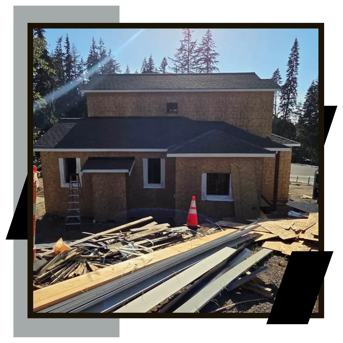 Residential roof repair service in Anacortes, WA
