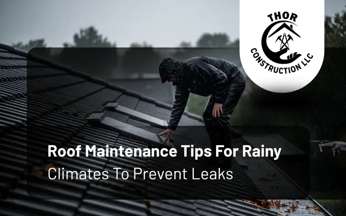 Roof Maintenance Tips For Rainy Climates To Prevent Leaks