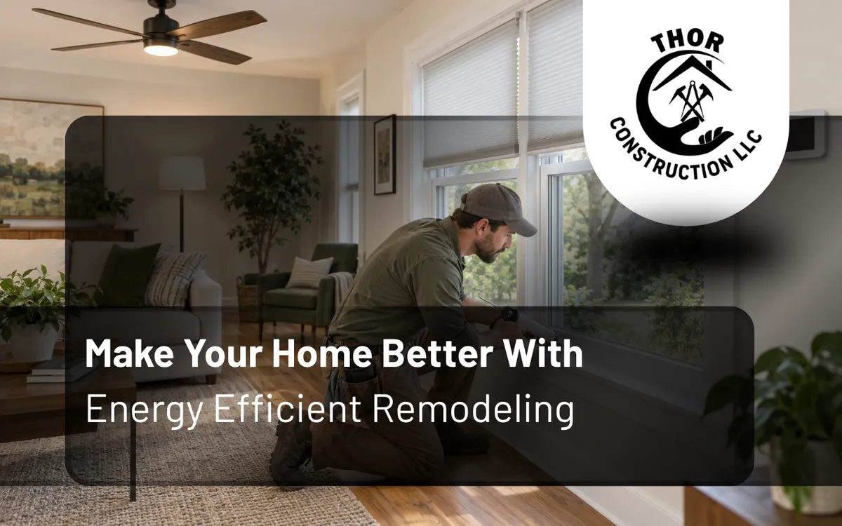 Energy efficient remodeling updates for a more comfortable home
