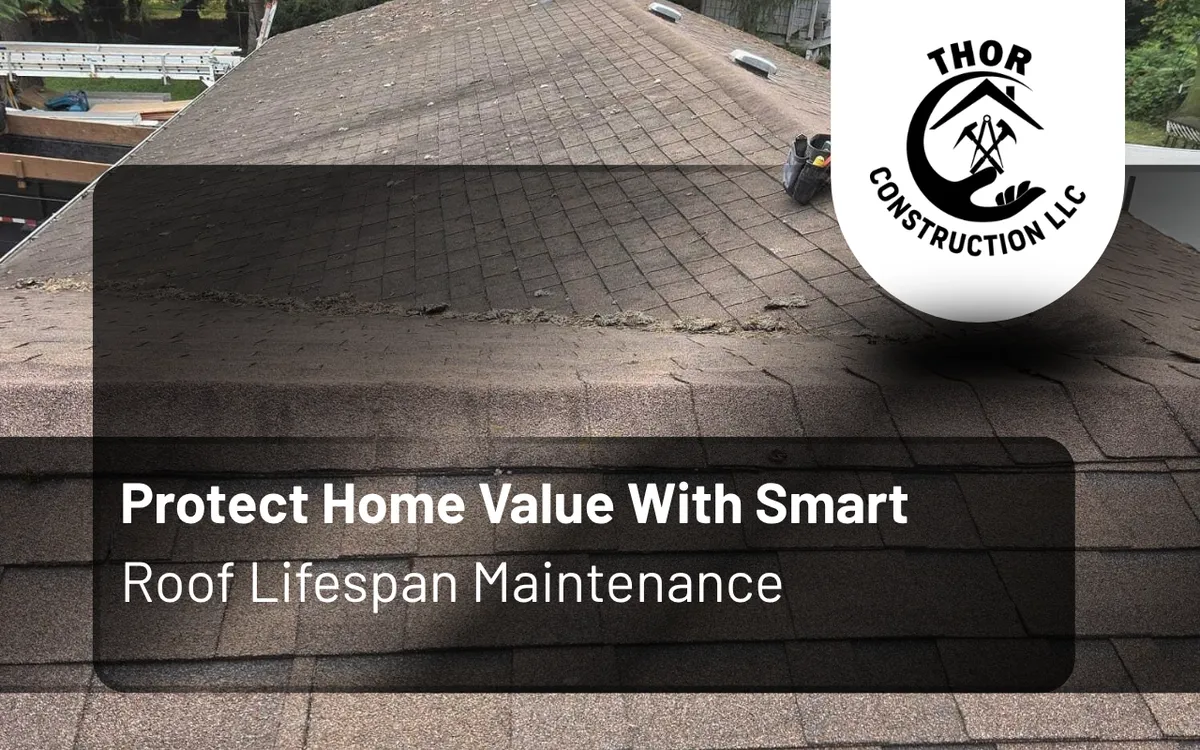  Roof lifespan maintenance inspection on a residential home
