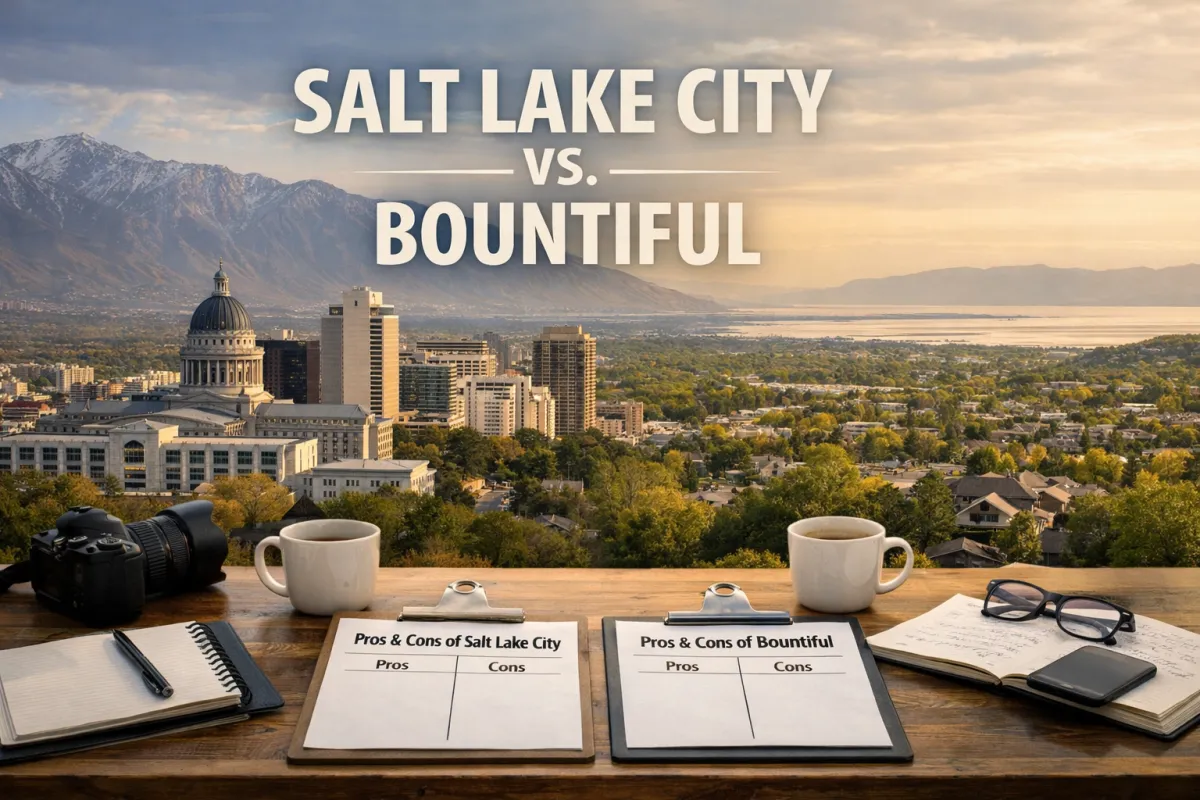 Bountiful vs. Salt Lake City, Utah: Which Place Is Better to Live in 2026?