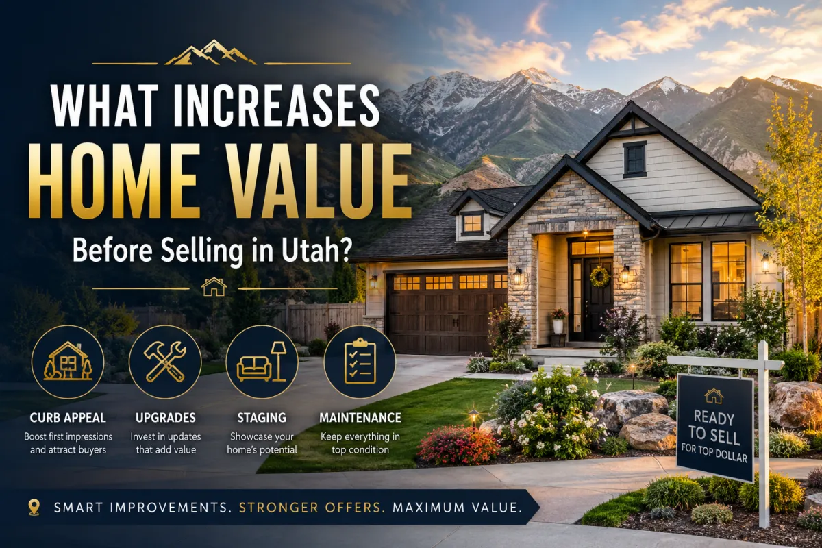 What Increases Home Value Before Selling in Utah?