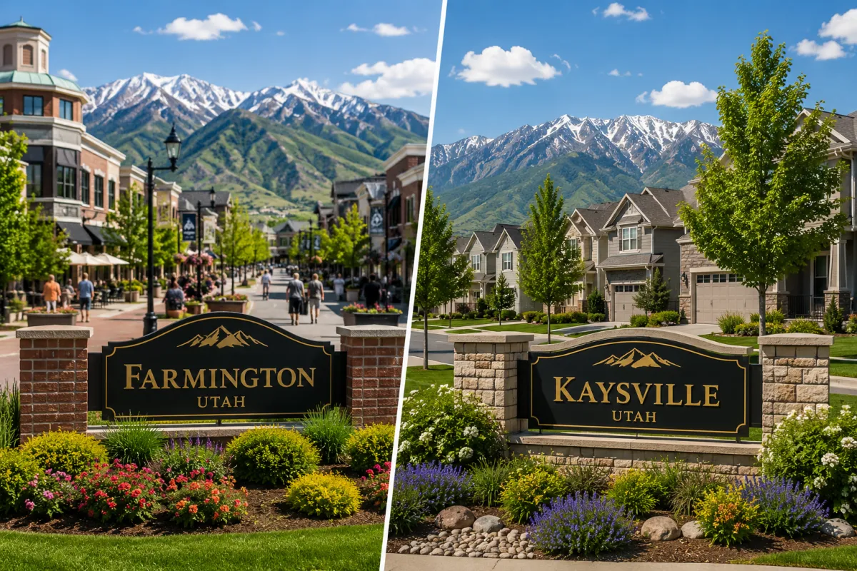 Farmington vs. Kaysville: Which Is Better for Buying a Home?