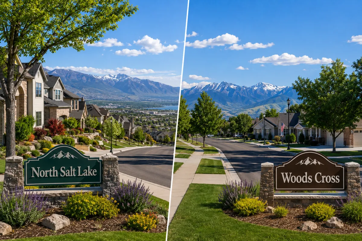North Salt Lake vs. Woods Cross: Which Is Better for Sellers?