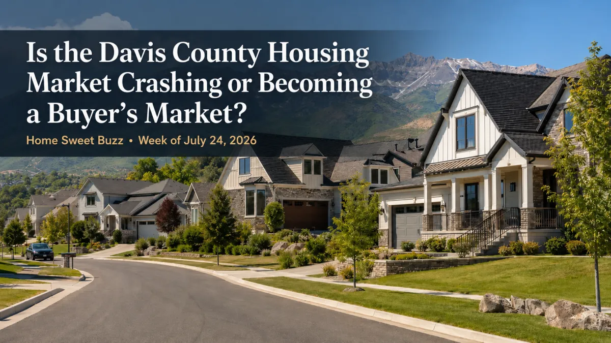 Is the Davis County Housing Market Crashing or Becoming a Buyer’s Market?