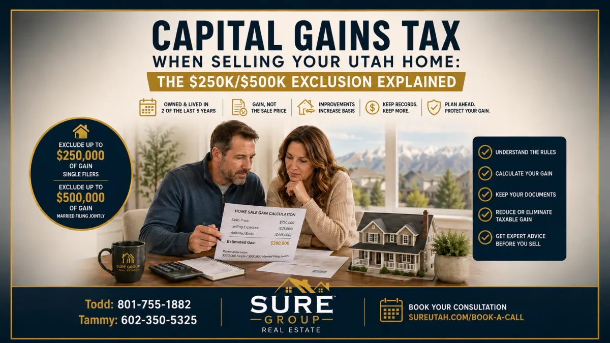 Do You Pay Capital Gains Tax When Selling a Home in Utah?